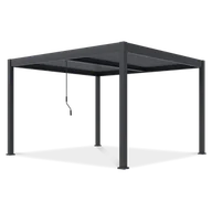 Kratki i pergole - Pergola ogrodowa ELEGANCE DUO 3,6x4 Anthracite - Gutroof - miniaturka - grafika 1