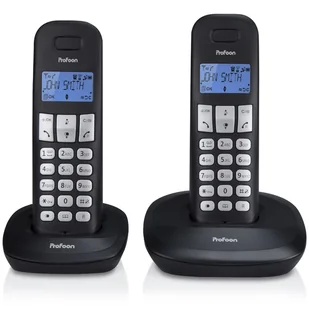Profoon PDX-1120 Telefon w systemie DECT Czarny - Telefony stacjonarne - miniaturka - grafika 1