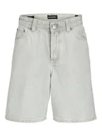 Spodenki damskie - Jack&Jones Junior Szorty jeansowe Tony 12278982 Szary Loose Fit - miniaturka - grafika 1