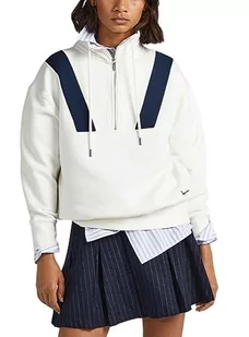 Pepe Jeans Sweter damski Celia, Biały (mysz), XS - Swetry damskie - miniaturka - grafika 1