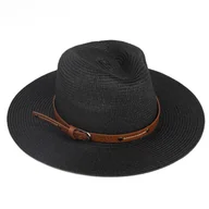 Czapki męskie - KAPELUSZ Alessio DAMSKI MĘSKI PLECIONY lato HAWANA letni PANAMA - miniaturka - grafika 1