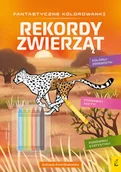 Kolorowanki, wyklejanki - Rekordy zwierząt. Fantastyczne kolorowanki z kredkami - miniaturka - grafika 1
