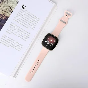 Opaska / Pasek Braders do Fitbit Versa 4 / Fitbit Versa 3 pudrowy róż - Akcesoria do smartwatchy - miniaturka - grafika 5