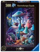 Puzzle - Puzzle 2D Świecące w ciemności: Zamek grzybów 500 el. - miniaturka - grafika 1