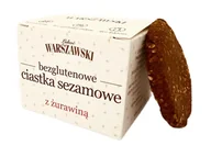 Ciastka - Ciastka Sezamowe Z ��urawin�� Bezglutenowe 150 g - ��ako�� Warszawski - miniaturka - grafika 1