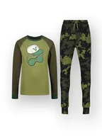 Piżamy chłopięce - Vingino Piżama w kolorze khaki - miniaturka - grafika 1