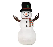 Ozdoby bożonarodzeniowe - Bałwan Nadmuchiwany Świąteczna Dekoracja Ogrodowa - miniaturka - grafika 1