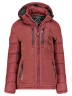 Kurtki damskie - Geographical Norway Kurtka zimowa "Beachwood" w kolorze bordowym - miniaturka - grafika 1