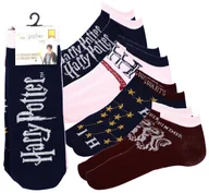 Skarpetki męskie - Harry Potter, skarpetki stopki męskie, 39-42, 4 pary, MIX wzorów - miniaturka - grafika 1