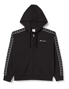 Champion Damska bluza z kapturem, Czarny, M - Bluzy damskie - miniaturka - grafika 1