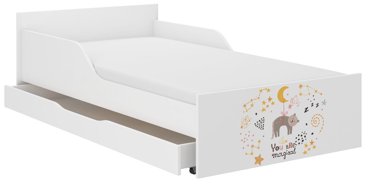 Łóżko dziecięce PUFI 180x90 KOTEK