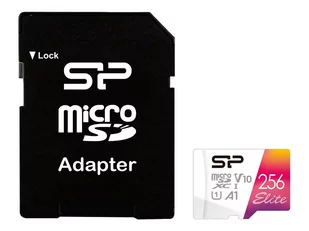 SILICON POWER memory card Elite Micro SDXC 256GB UHS-I A1 V10 - Karty pamięci - miniaturka - grafika 1