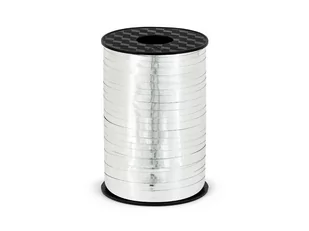 Party Deco Wstążka ozdobna do balonów - metaliczna - srebrna - 225 m. PRM5-018 - Balony i akcesoria Party Deco Wstążka ozdobna do balonów - metaliczna - srebrna - 225 m. PRM5-018 - Balony i akcesoria - miniaturka - grafika 1