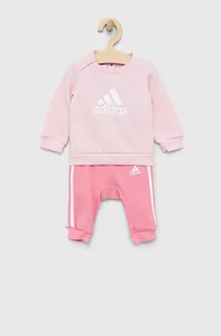 adidas dres niemowlęcy I BOS LOGO kolor różowy - Komplety dla niemowląt - miniaturka - grafika 1