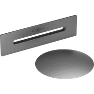 Akcesoria do armatury i ceramiki - Mexen Uni korek z przelewem do wanny wolnostojącej, gun gray szczotkowany - 5100-66 - miniaturka - grafika 1
