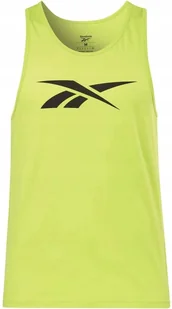 REEBOK - BOKSERKA MĘSKA - GS VECTOR TANK H49676 koszulka limonkowa - Koszulki męskie - miniaturka - grafika 1