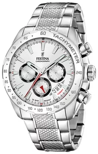 Zegarek Zegarek Festina F20668-1 Timeless Chronograph - Zegarki męskie - miniaturka - grafika 1