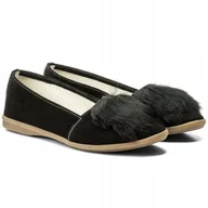 Półbuty damskie - SERGIO BARDI PÓŁBUTY SKÓRZANE CZARNE 36 3T9G6* - miniaturka - grafika 1