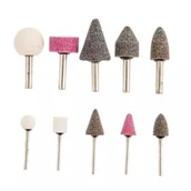 Materiały ścierne - TOPEX ŚCIERNICE TRZPIENIOWE 10 SZTUK - miniaturka - grafika 1