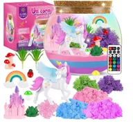 Zabawki kreatywne - Jednorożec Zestaw Kreatywny Lampka Nocna dla dzieci Magiczne Terrarium DIY - miniaturka - grafika 1