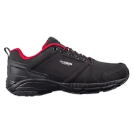 Buty sportowe męskie - Buty trekkingowe męskie DK czarno czerwone czarne - miniaturka - grafika 1