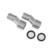 Akcesoria do armatury i ceramiki - Kuchinox KRZYWKA DO BATERII 1/2" X 3/4" CZB 0SDD CZB 0SDD - miniaturka - grafika 1