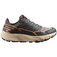 Buty trekkingowe damskie - Damskie buty do biegania Salomon Thundercross Gore-Tex Rozmiar butów (UE): 39 1/3 / Kolor: szary/czarny - miniaturka - grafika 1