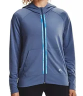 Bluzy damskie - Bluza Damska z Kapturem Rival Terry Taped Under Armour Loose 1360907470 SM - miniaturka - grafika 1