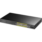 Switche - SWITCH PoE+ GS2018PS2 200W 2xSFP 16+2 Gigabit L2 - miniaturka - grafika 1