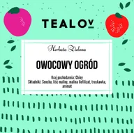 Herbata - Herbata TEALOV zielona OWOCOWY OGRÓD 100g - miniaturka - grafika 1