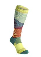 Odzież trekkingowa męska - Skarpety merino Ortovox All Mountain Long Socks - wabisabi - miniaturka - grafika 1