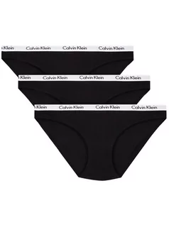 Majtki damskie - Calvin Klein Underwear Komplet 3 par fig klasycznych 000QD3588E Czarny - grafika 1