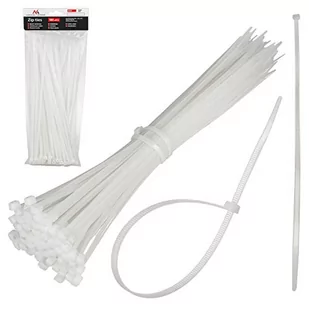 Maclean Organizer Opaski zaciskowe 100 sztuk MCTV-465 W białe 4,8x300mm MCTV-465 W - Pozostałe akcesoria sieciowe - miniaturka - grafika 3