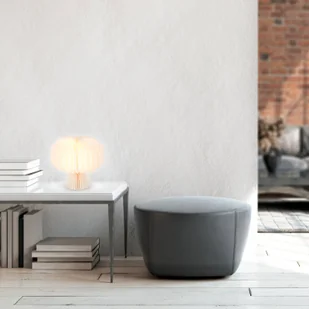 Briloner Lampa stołowa Origami z białego papieru, 25x25cm - Lampy stojące - miniaturka - grafika 1