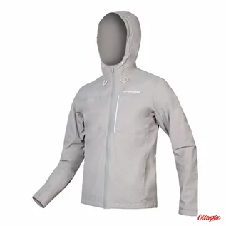 Kurtki rowerowe - Kurtka rowerowa Endura Hummvee Waterproof hooded Jacket grey - grafika 1