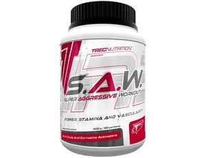 Odżywka przedtreningowa Trec Nutrition S.A.W 400 g Czarna porzeczka-cytryna (5902114017866) - Przedtreningówki - miniaturka - grafika 1