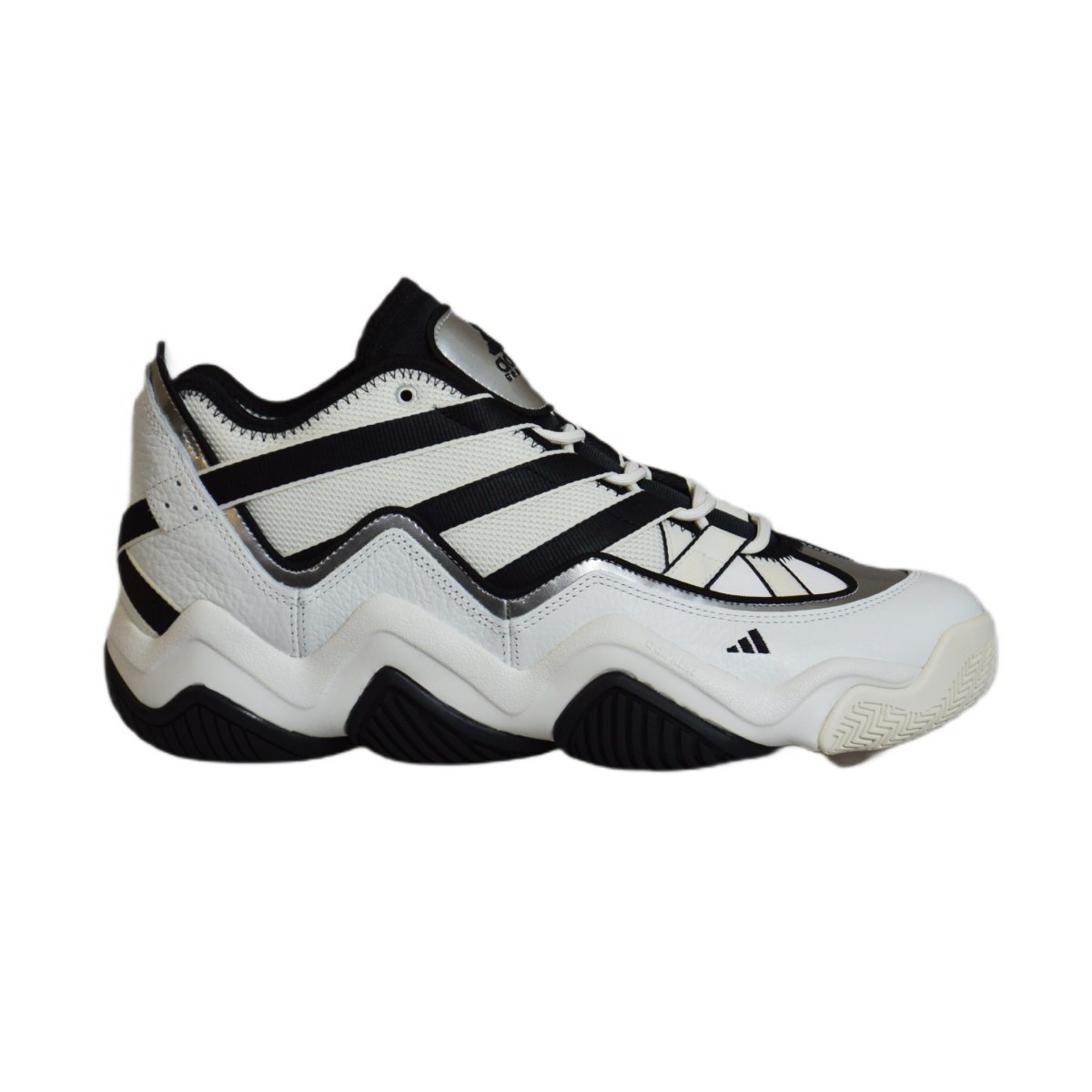 Buty Męskie Sportowe Koszykarskie Adidas Top Ten 2010 White Black - Hr0099-48