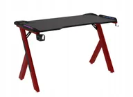 Biurka gamingowe - BIURKO GAMINGOWE DLA GRACZA CORTEK 141 RGB STEROWANIE UCHWYTY - miniaturka - grafika 1