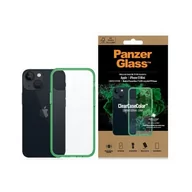 Etui i futerały do telefonów - PanzerGlass Obudowa dla telefonów komórkowych ClearCaseColor na Apple iPhone 13 mini 0329) Zielony/przezroczysty - miniaturka - grafika 1