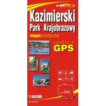 ExpressMap praca zbiorowa euromapa Kazimierski Park Krajobrazowy. Papierowa mapa turystyczna 1:50 000