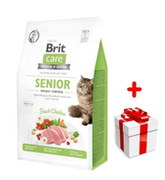 BRIT Care Cat Grain-Free Senior Weight Control 2kg + niespodzianka dla kota GRATIS!