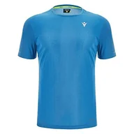 Koszulki męskie - Macron Run Prime Scd Clifton T-Shirt Print Paris Blue SS Man Koszulka męska - miniaturka - grafika 1