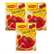 Galaretki - Winiary Galaretka wiśniowy smak Zestaw 3 x 71 g - miniaturka - grafika 1