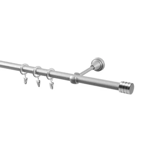Karnisz Cylinderek 300 cm pojedynczy chrom 19 mm Inspire - Karnisze - miniaturka - grafika 1
