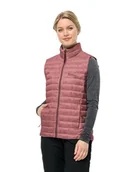 Kamizelki damskie - Jack Wolfskin Damska kamizelka puchowa Pilvi Down Vest W, Mineral Red, L - miniaturka - grafika 1