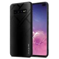 Etui i futerały do telefonów - Pokrowiec Do Samsung Galaxy S10 PLUS w CZARNY OPAL  TPU Etui Ochronny Case Cover Obduowa Silikon Cadorabo - miniaturka - grafika 1