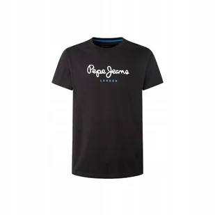 PEPE JEANS KOSZULKA MĘSKA T-SHIRT CZARNA r. L - Koszulki męskie - miniaturka - grafika 1