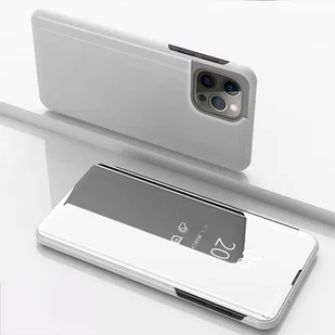 Pokrowiec König Design kompatybilny z Apple iPhone 15 Pro pokrowiec na telefon komórkowy ze skóry syntetycznej - Etui na telefon komórkowy srebrne - Etui i futerały do telefonów - miniaturka - grafika 1