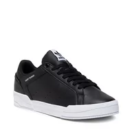 Półbuty męskie - Sneakersy adidas Court Tourino H02176 Cblack/Ftwwht/Ftwwht - miniaturka - grafika 1