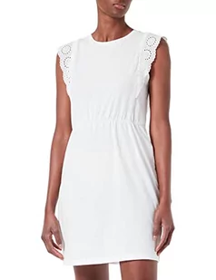 VERO MODA Damska sukienka VMHOLLYN SL LACE Short Dress Noos, śnieżnobiała, XXL, Snow White, XXL - Sukienki - miniaturka - grafika 1